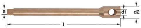 WE-1/2X3 - AMPCO Bar Extension 1/2D 3'' OAL