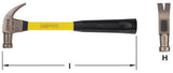 H-19FG - AMPCO Hammer Claw .75 Lb 14'' OAL