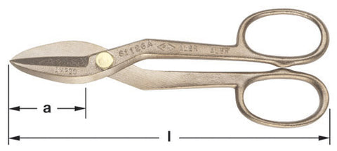 S-1126A - AMPCO Snips Tin 2'' Cut Length