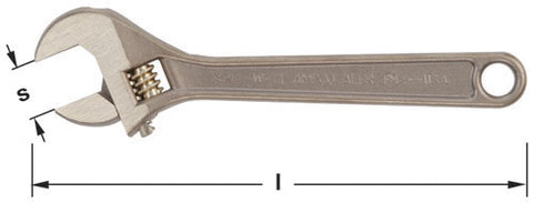 W-71 - AMPCO Wrench Adjustable 8'' OAL