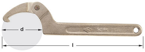 WP-5-ST - AMPCO Wrench Spanner Adj 1-1/4 - 3''